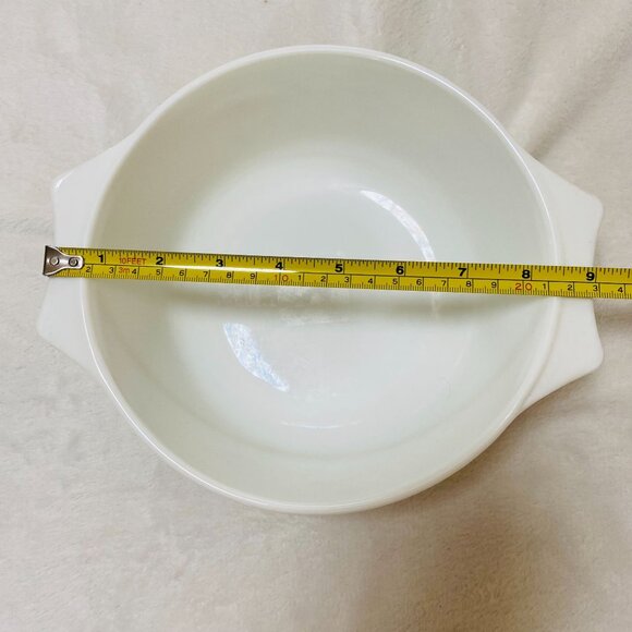 English Pyrex Blue Iris Floral Casserole Dishes 1 Qt & 1.5Qt NO LIDS - Picture 11 of 12